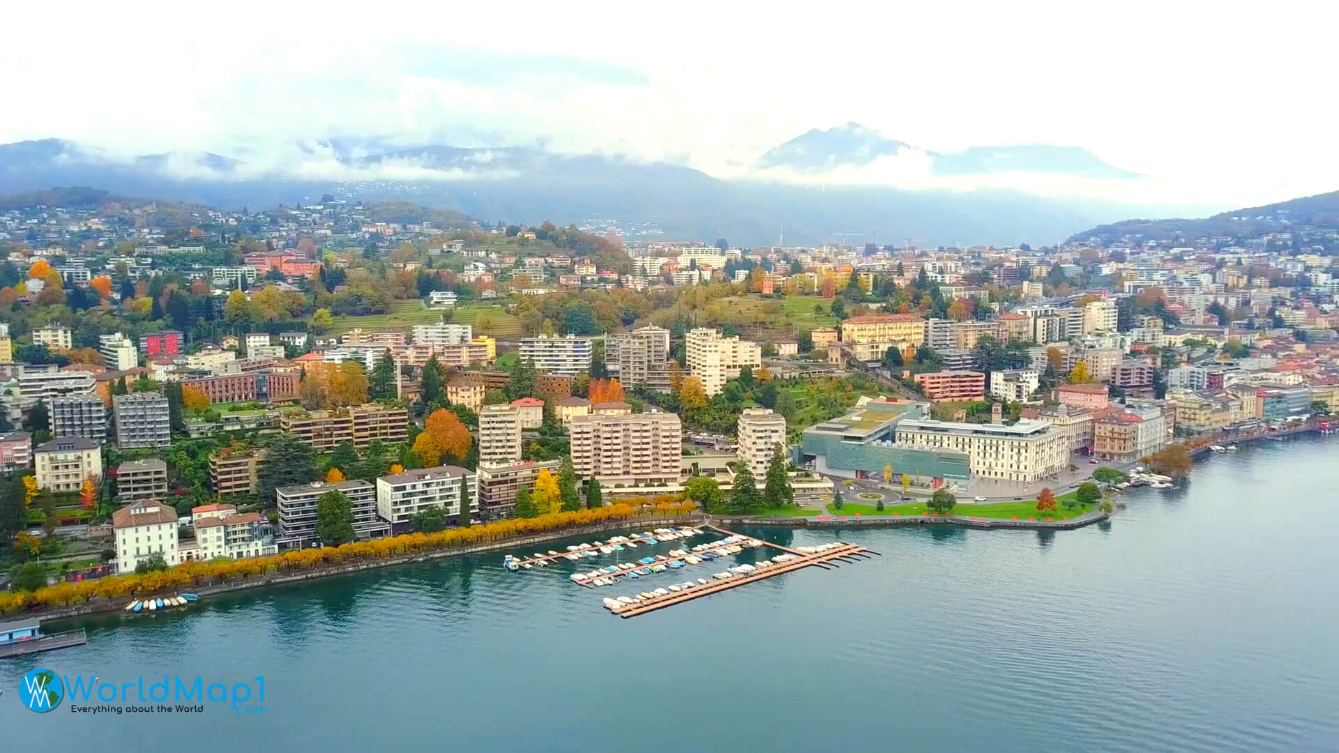 Lugano View from Lake